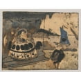 thumbnail image 3 of Tadeusz Makowski 24x20 Black Modern Framed Museum Art Print Titled - Serenade (1908), 3 of 5