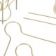 thumbnail image 2 of 100 Uds. Ganchos de adorno de metal en forma de V para árboles de Navidad Percha para bolas y huevos Adornos de árbol de Navidad Perchas Ganchos de metal para adornos, 2 of 7