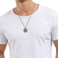 thumbnail image 4 of XuJwPNcy Mens T-Shirts Breathable Thin Round Neck Tops Basic Soft Summer Undershirt Workout Fitness Clothes Big and Tall, 4 of 4