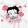 thumbnail image 2 of Betty Boop Romantic Rebel Flirt Zip Hoodie Sweatshirt Women Brisco Brands L, 2 of 6