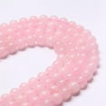 thumbnail image 2 of HOOUN 15" 8mm Round Natural Gemstone Beads - Rose Quartz, 2 of 3