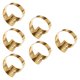 thumbnail image 1 of 6 servilleteros, servilleteros, decoración de anillos, vajilla de hierro y Metal, hebillas de servilleta, decoración de boda para boda, cumpleaños, Dorado BLESIY Servilleteros, 1 of 7