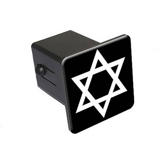 Star Of David, Jewish 2" Tow Trailer Hitch Cover Plug Insert