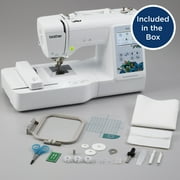 Brother Embroidery Machine, PE535, 80 Built-in Designs, 9 Font Styles, 4 x 4 Embroidery Area, 3.2in LCD Touchscreen, USB