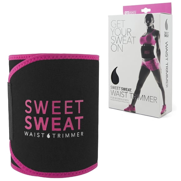 Waist Trimmer, Waist Trainer for Women and Men - Sweatband Body Wrap - Workout Sweatband rose Red