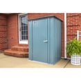thumbnail image 2 of Arrow Spacemaker 4 x 3 x 6 ft Juniper Berry Patio Shed, 2 of 4