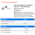 thumbnail image 2 of Fuel Level Sending Unit - Compatible with 1971 - 1973 Ford Mustang 1972, 2 of 2
