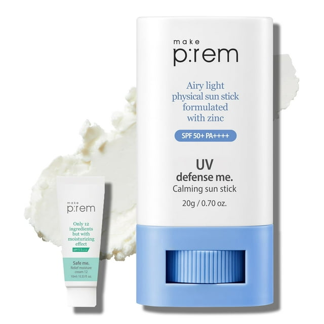 Barra solar MAKEPREM UVA UVB Defense Me Calming SPF 50+ PA++++