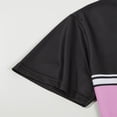 thumbnail image 6 of COSFO Casual Men's Polo Shirts Short Sleeve Mesh Striped Shirt Loose Fit Collared Pullover Golf Moisture Wicking Tops, 6 of 7