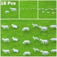 thumbnail image 1 of Lefu 18Pcs Modèle de Chemin de Fer 1:87 HO Échelle Peint Animaux de la Ferme Modèle 6 Styles, 1 of 6