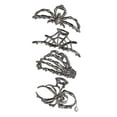 thumbnail image 2 of 4PCS Gothic Accessories Black Spider Web Skeleton Hand Skull Cute Large Hair Claw Clips for Women Goth Accessories Cute Hair Clips Skeleton Hair Clip, Halloween Decoration, 2 of 2