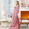 thumbnail image 2 of Luxury Faux Rabbit Fur Throw Blanket for Couch,Super Heavy Warm Cozy Blanket for Sofa Bedroom Living Room,Ultra Soft Fluffy Reversible Plush Blanket for Home Decor Gifts,Pink, 2 of 13