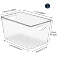 thumbnail image 2 of Storage Bins with Lids Stackable Large Plastic Containers for Pantry Organization and Storage Perfect for Kitchen,Fridge,Laundry Room,Bathroom,Garage,Closet,Cabinet Organizer, 2 of 8