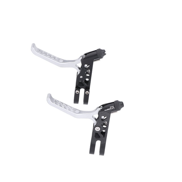 Sonducket Palanca de freno de bicicleta, manija de frenos, accesorios de ciclismo, accesorio de manillar, manijas de freno de aleación de Ciclismo Plata