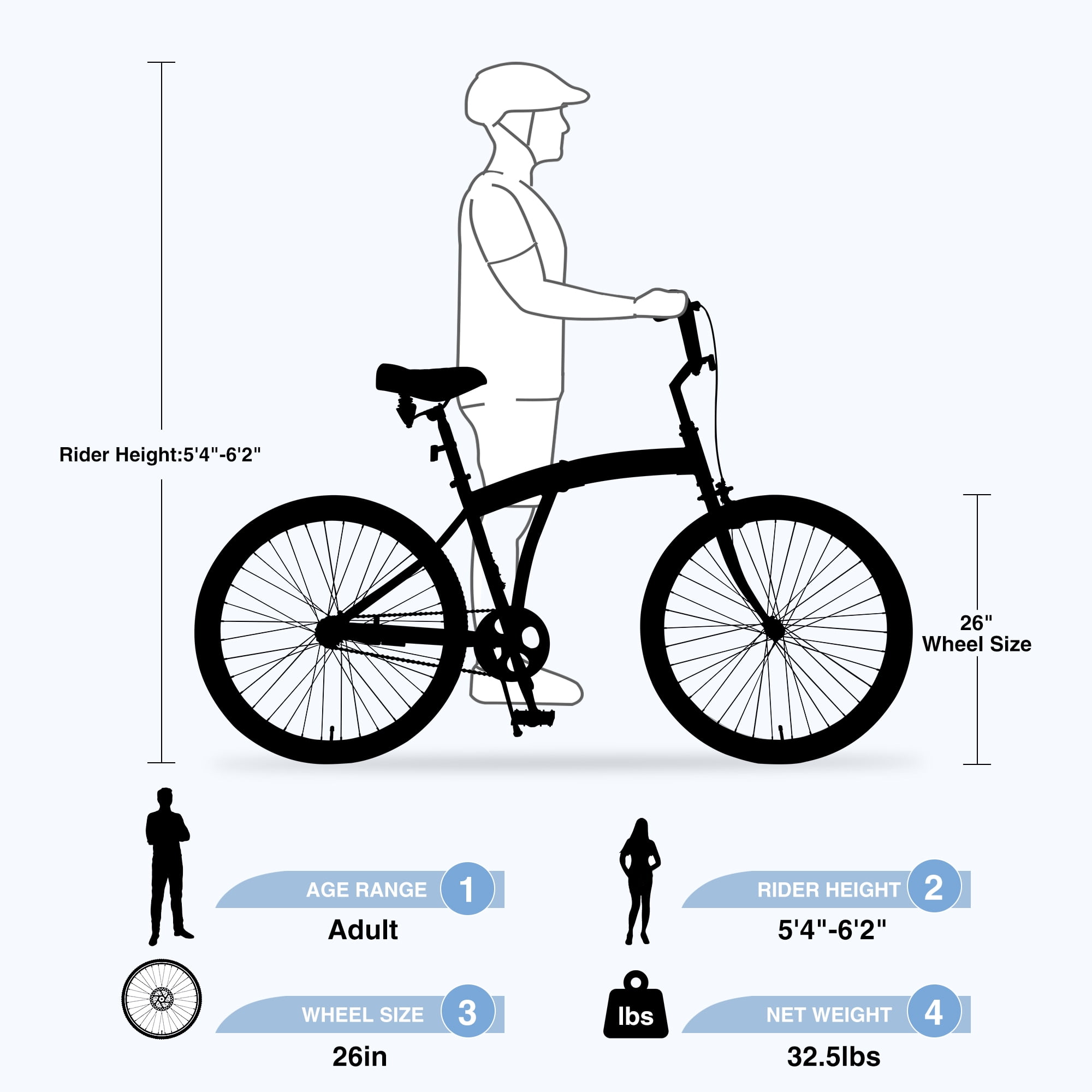 Bike Frame Cruiser Bike Size Chart 24 Inch 20 Bike Frame Rider