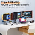 thumbnail image 3 of Estación de acoplamiento TOBENONE ToBenONE DisplayLink Triple 4K, 3 of 9