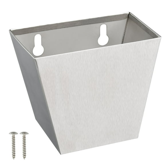 HAIICEN Silver Beer Bottle Cap Catcher Wall Mounted Stainless Steel Drink Cap Bucket