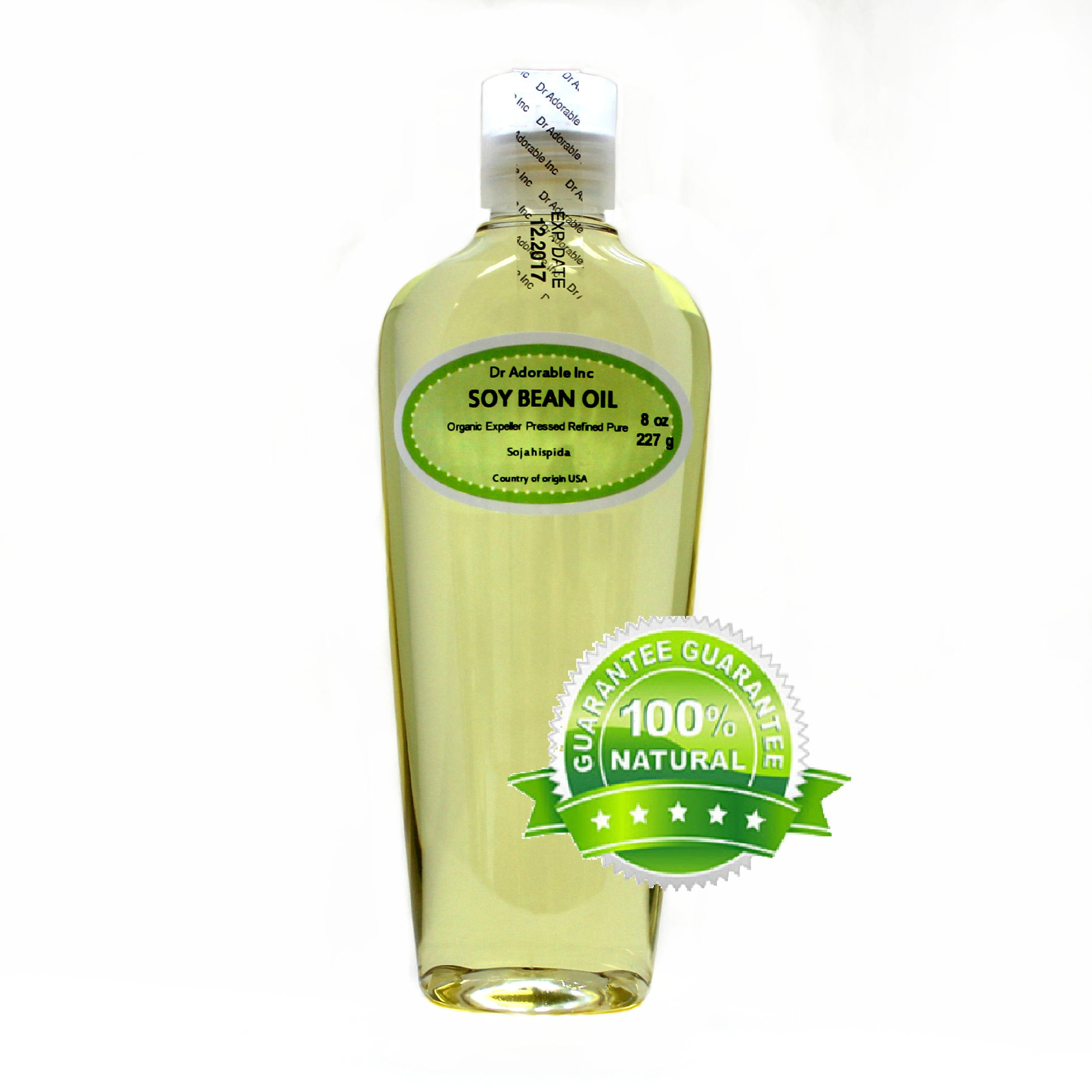 Dr. Adorable Soybean / Soy Bean Oil Refined 100 Pure Organic Cold