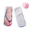 thumbnail image 3 of Kiplyki Funny Human Feet In Sandals Socks For People With Ugly Feet Gifts For Friends, 3 of 3