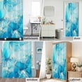 thumbnail image 6 of Ombre Blue Marble Texture Fabric Shower Curtain Watercolor Modern Art Washable Shower Curtains for Bathroom, Waterproof Bath Curtain with Hooks Home Decor 36x72in, 6 of 8