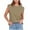 Khaki, variant on AherBiu Tank Tops for Women Sleeveless Crewneck Top Tees Comfy Soft Summer Casual Loose Camisole Tshirts