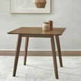 thumbnail image 6 of TMS Rochelle 5-Piece Indoor Dining Set, Includes Square Table and Chairs, Walnut/Multi-color, 6 of 13