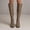 Khaki, variant on Women's Knee High Boots Zippered Casual Winter Boots Low Block Heel Solid Color Faux Leather Comfortable Walking Shoes for Daily Outdoor Indoor Use Brown D