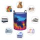 thumbnail image 4 of Fotbe Beach with Palm Trees Cesto de Ropa con Asas, Cesto Impermeable de Gran Capacidad, Bolsa de Lavado para Dormitorio, Cesto de Ropa con Ruedas y Asas-Medium, 4 of 6