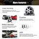 thumbnail image 4 of 4 Inch Touch Screen Car DVR 1080P Dash Cam Front Inside Rear Camera Night Vision Loop Recording G-Sensor(B), 4 of 5