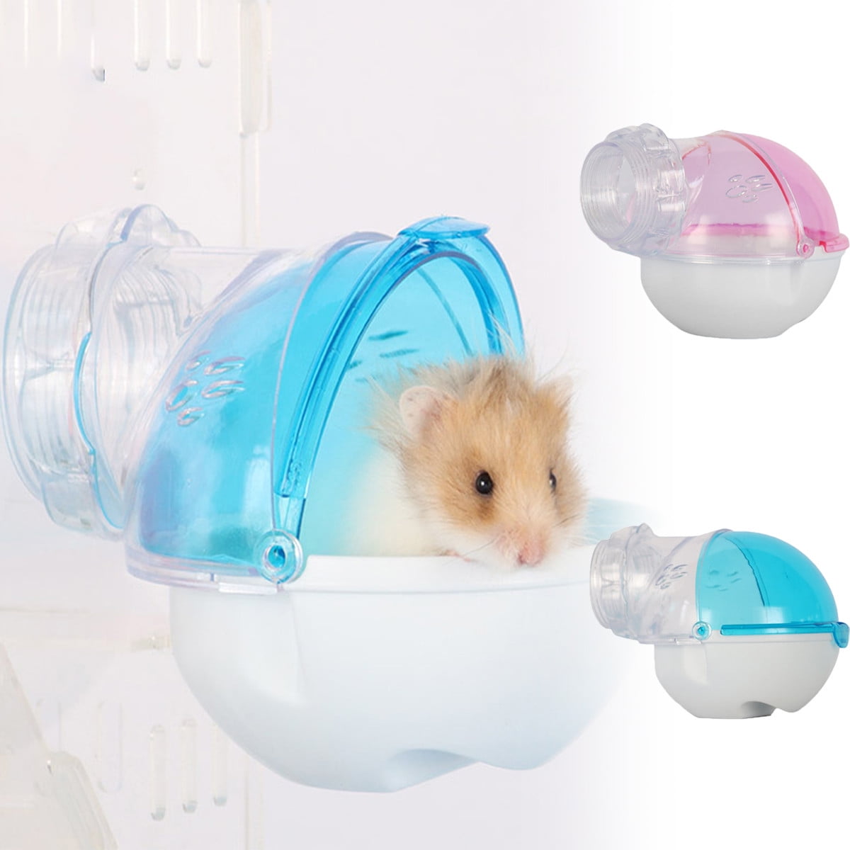 Cute Pet Supplies Hamster Toilet Bathroom Sand Plastic Bathtub Hamster Toy 