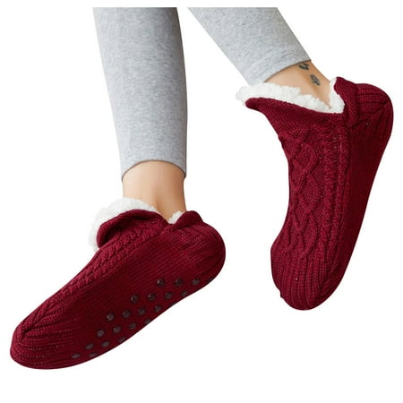 

DENGDENG Women s Winter Thick Thick Sleeping Slipper Socks Soft Warm Microfiber Winter Warm Socks Christmas Gifts
