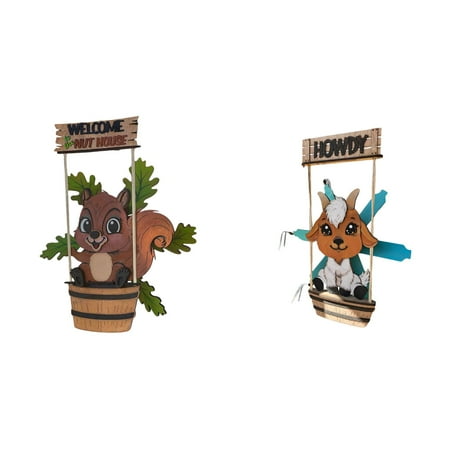 

2Pcs ANIMAL WINDSPINNER DECORATION