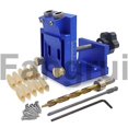 thumbnail image 2 of For Pocket Hole Drill Guide Dowel Jig Diy Tools With 9mm Drill, 2 of 3