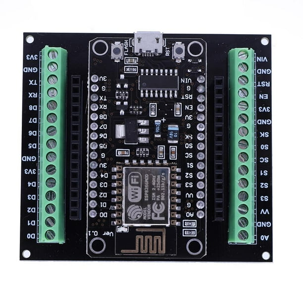 Módulo de desarrollo ESP8266 Breakout Board GPIO 1 en 2 (con placa de desarrollo) Kuymtek Para estrenar