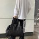 thumbnail image 5 of Bolsa de lona de viaje, Bolsa deportiva para gimnasio, Bolsa de hombro para el fin de semana durante la noche, 5 of 5