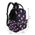 thumbnail image 2 of Gaeub Cartoon Donut Planets Print Mummy Diaper Bag Backpack,Durable Maternity Baby Nappy Casual Shoulder Bags,Travel Hiking Outdoor Pack, 2 of 6