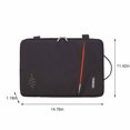 thumbnail image 3 of ESULOMP 14.1 Inch Iiner Bag Laptop Bag Computer Bag, Handbag with Shoulder Strap, Ultra-thin Computer Case Men's and Women's Handbags Universal Black, 3 of 7