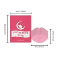 thumbnail image 3 of Parches de belleza para mujer: hidratación labial, suavizado de la línea de la mandíbula, 10 parches para labios, 3 of 9
