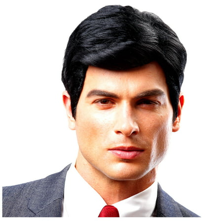 Costume Culture by Franco Real Man Wig for Adults, Features a Thick Black Hairstyle Straight from the Fashion Magazines