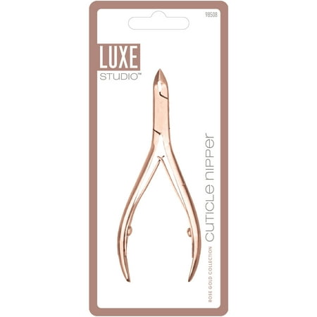 Luxe Studio Rose Gold Collection Quality Steel Nail Cuticle (Best Treatment For Dry Nails And Cuticles)