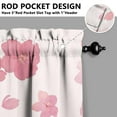 thumbnail image 5 of Kitchen Curtains and Valance Set 36 Inch Tier Pioneer Colorful Floral 3 Pieces Set Dining Room Small Curtain Drapes Cafe Curtains Valance for Home Decor Rod Pocket, 5 of 6