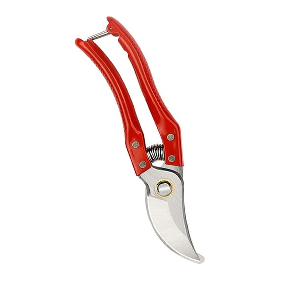 Leodye 1PCS Stainless Steel Bypass Garden Pruning Shears Sharp Sturdy Home Garden Handheld Pruner Tool -8.4×1.9×0.7Inch