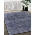 thumbnail image 3 of Ahgly Company Machine Washable Indoor Rectangle Industrial Modern Purple Navy Blue Area Rugs, 7' x 10', 3 of 7