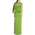 thumbnail image 2 of Theia womens  Tilly Satin Draped Column Gown, 8, 2 of 3