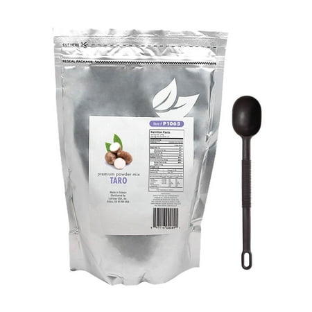 Tea Zone Taro Powder Mix for Boba Bubble Tea, Slush, Smoothies 2.2 lbs with 1 Lollicup Measuring (Best Bubble Tea Flavor)