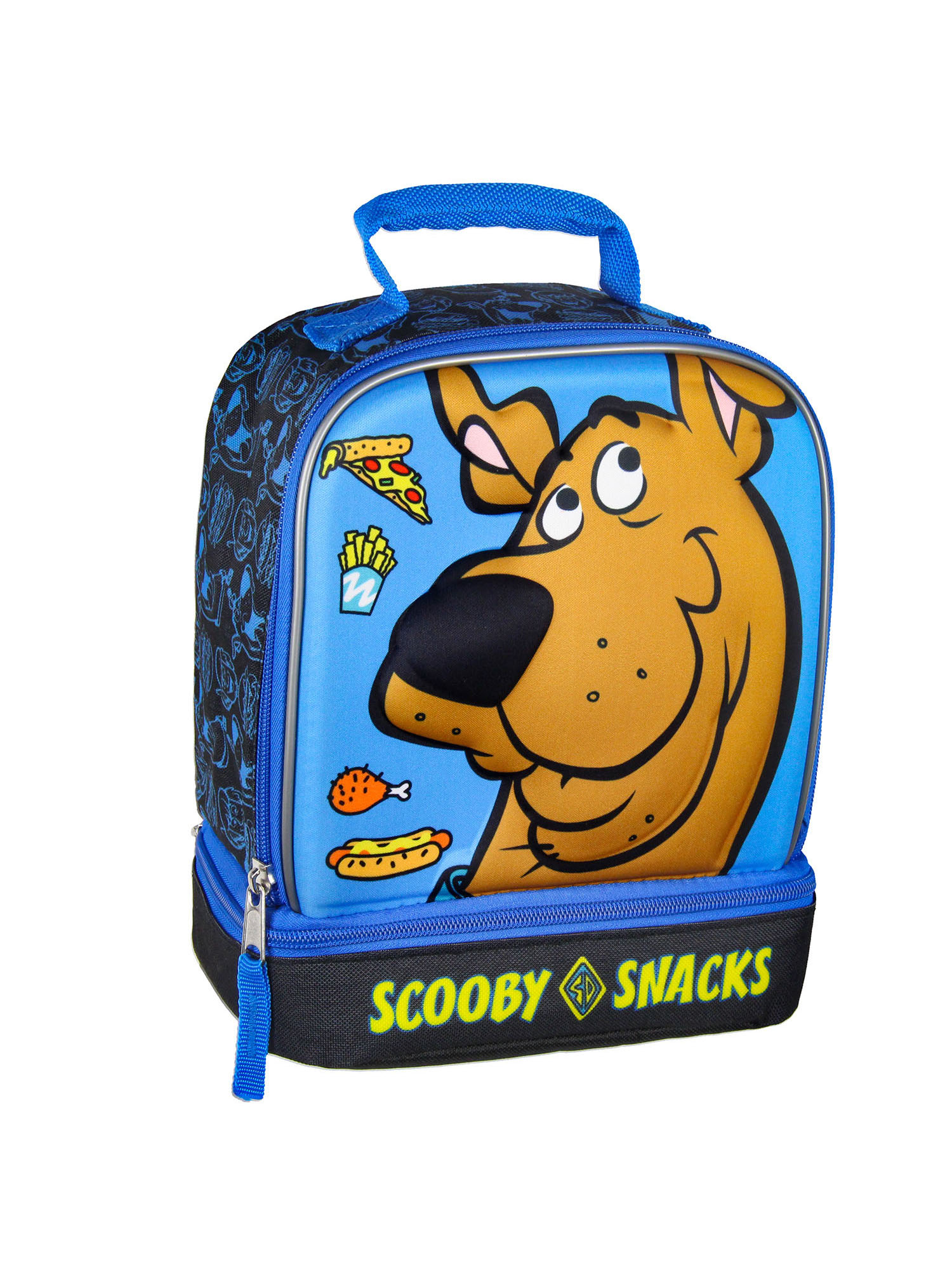 Scooby-Doo Scooby Snacks Dual Compartment Insulated Lunch Tote Bag 10"