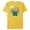 Yellow, variant on Disney PIXAR Toy Story Aliens Out of this World - Short Sleeve Blended T-Shirt for Adults - Customized-Putty Snow Heather