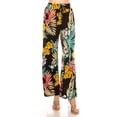thumbnail image 3 of Women's Printed Drawstring Waist Pants with Side Pockets Casual Relaxed Fit, 3 of 6