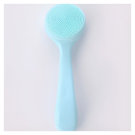 RAGUPEL Silicone Manual Facial Cleansing Brush Handheld Face Scrubber Soft Bristles Waterproof Exfoliating Face Brush Face Cleaning Scrubber for Blackheads Makeup Residues Removal