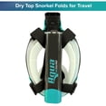 thumbnail image 3 of Aqua Dolfino Full Face Mask for Snorkeling, Teal, Small/Medium, Ages 12+, 3 of 9